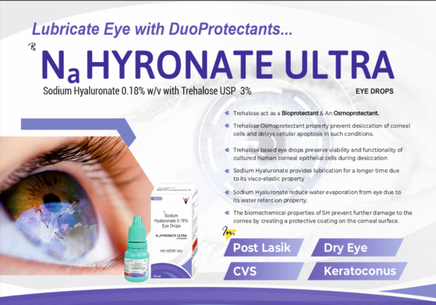 NAHYRONATE ULTRA (Sodium Hyaluronate 0.18% with Trehalose)