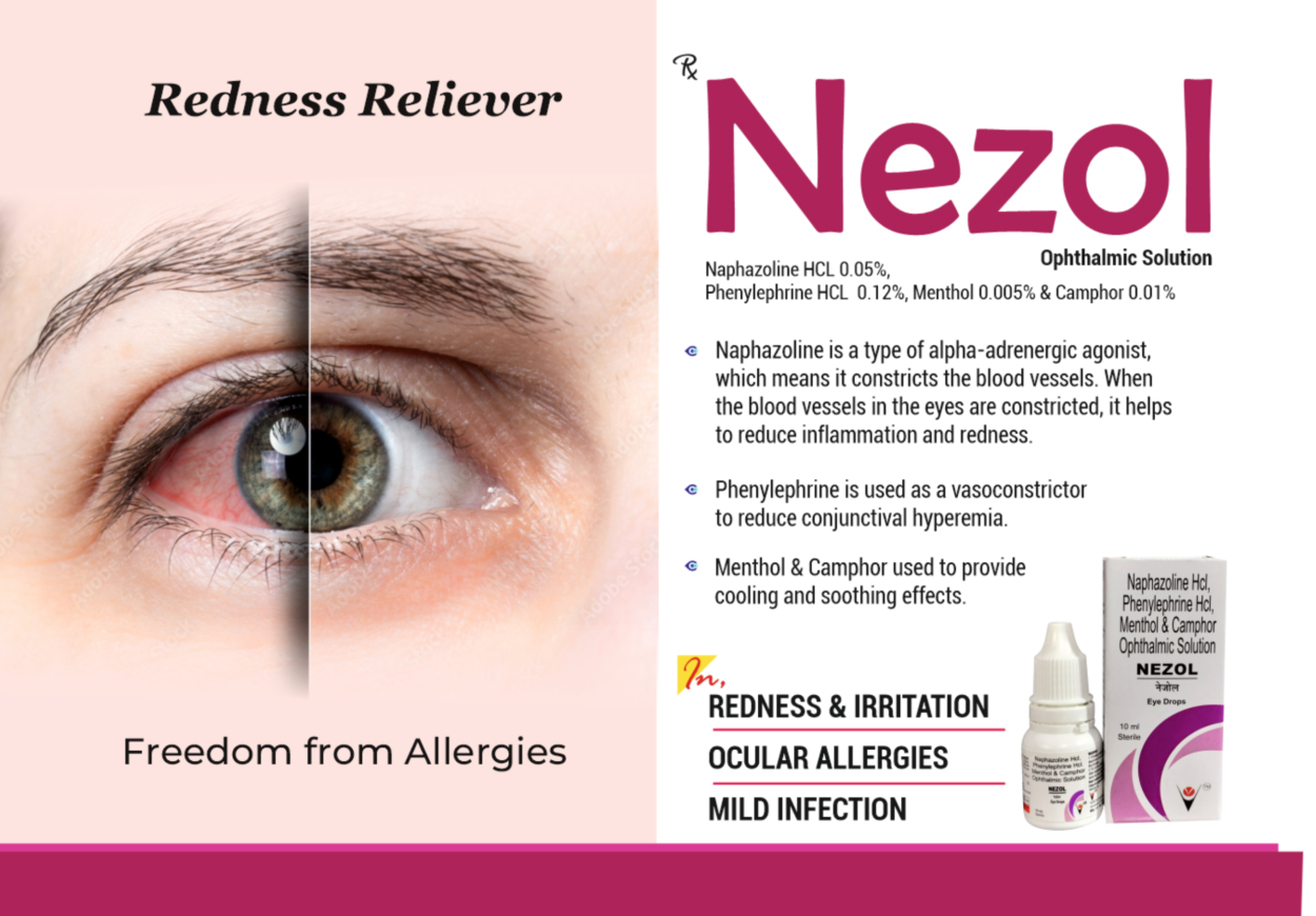 #VISIONPHARMA #EYECARE #OPHTHLMOLOGIST NEZOL (Naphazoline, Menthol, Camphor Eye Drops)