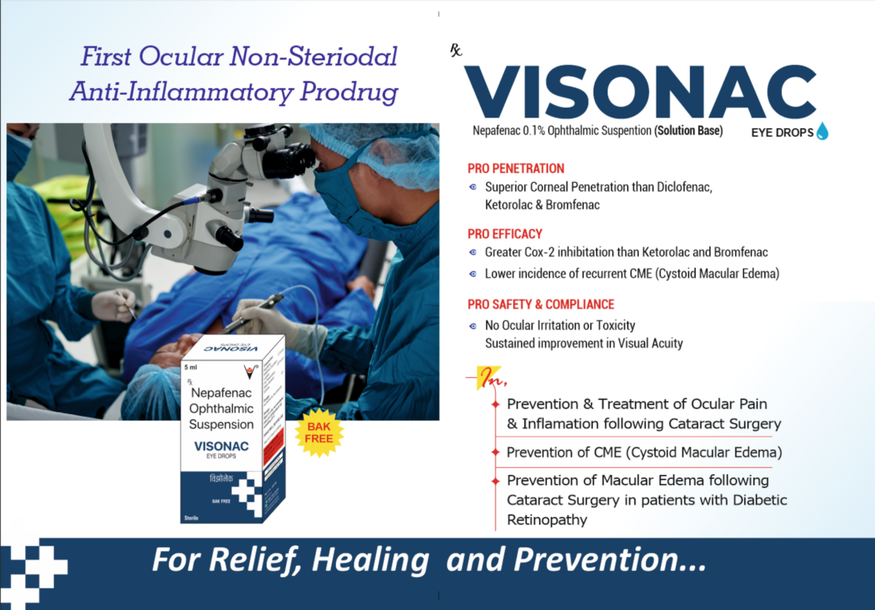 VISONAC (NEPAFENAC 0.1% Eye Drops)
