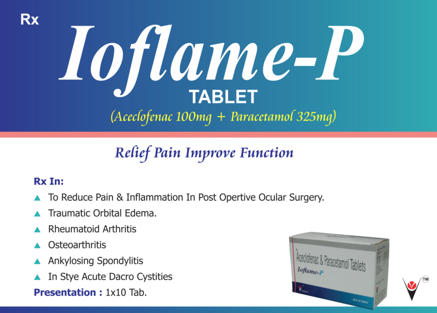 Acceclofenac with Paracetamol