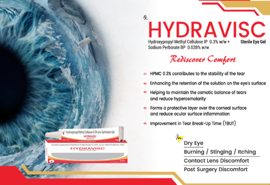 #VISIONPHARMA #EYECARE #OPHTHALMOLOGIST HYDRAVISC (Hyroxypropyl Methyl Cellulose 0.3% Eye Ointment)