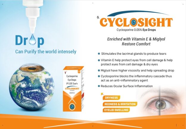 #VISIONPHARMA #EYECARE #OPHTHALMOLOGIST cyclosporine 0.05%