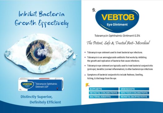 #VISIONPHARMA #EYECARE #OPHTHALMOLOGIST TOBRAMYCIN 0.3% EYE OINTMENT